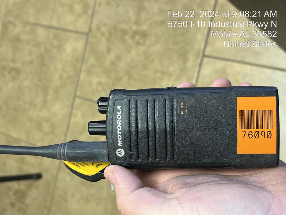 2020 MOTOROLA RDU4100