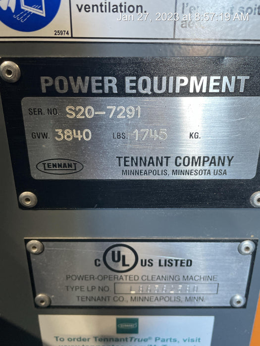 2020 TENNANT S20 LPG
