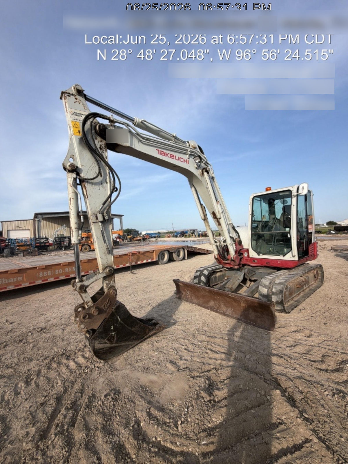 2019 Takeuchi TB290 Cab/Heat/AC w/Rubber Tracks, Auxiliary Hydraulics, Dozer Blade, Manual QC, 18/24/36" Buckets, Hydraulic Thumb Installed
