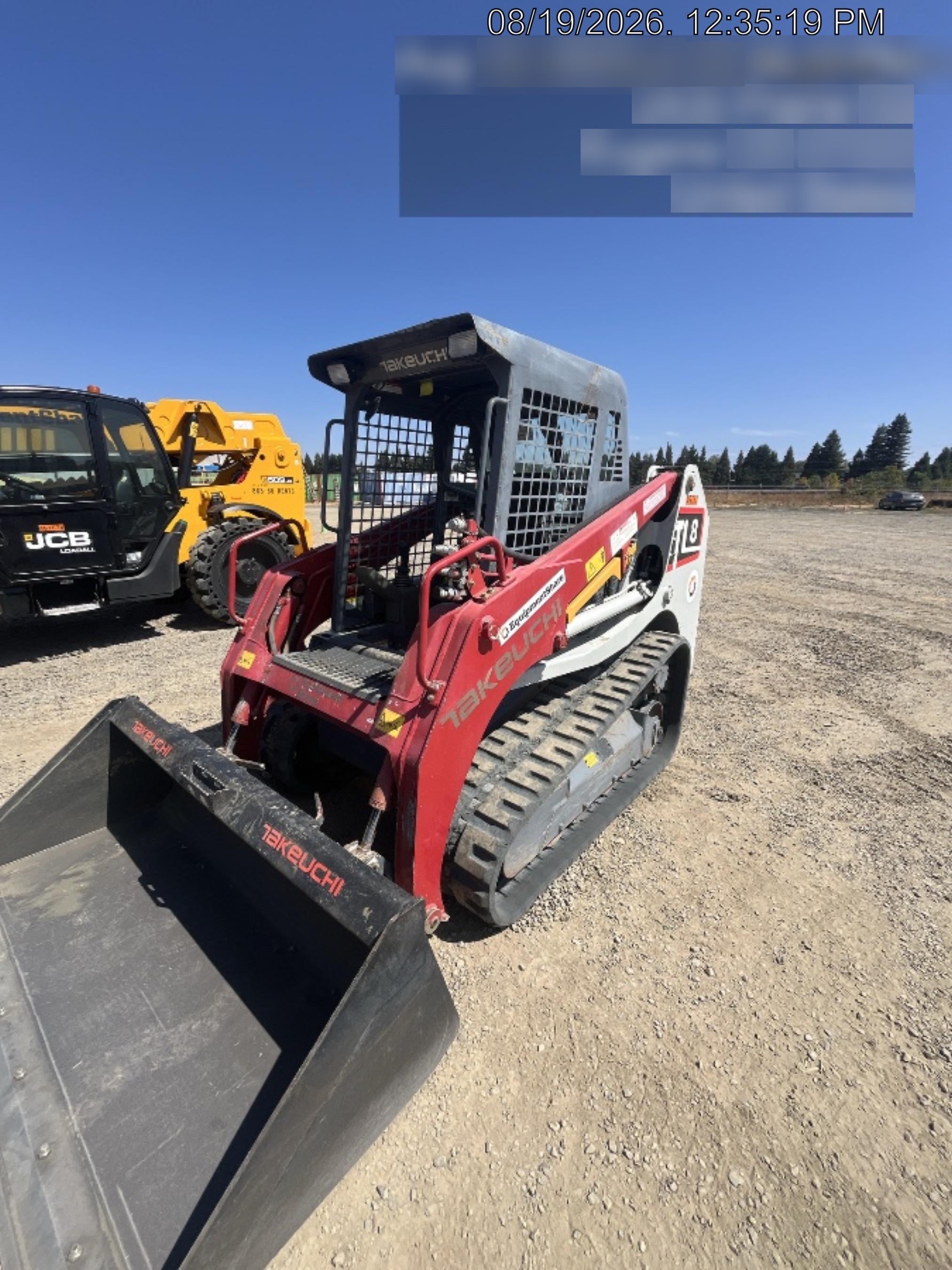 2019 TAKEUCHI TL8W