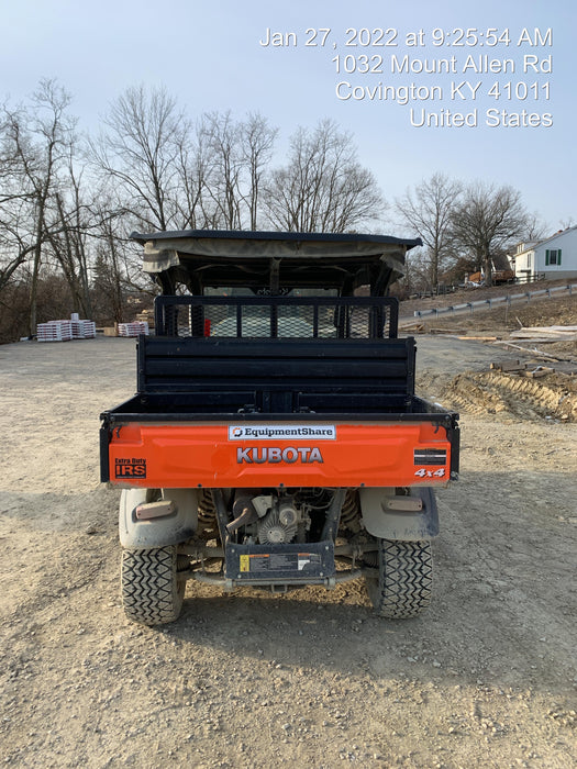 2020 Kubota RTV-X1140W-H 4WD, LED Strobe, Windshield Acrylic Clear, Plastic Canopy, Wire Harness Kit, Backup Alarm