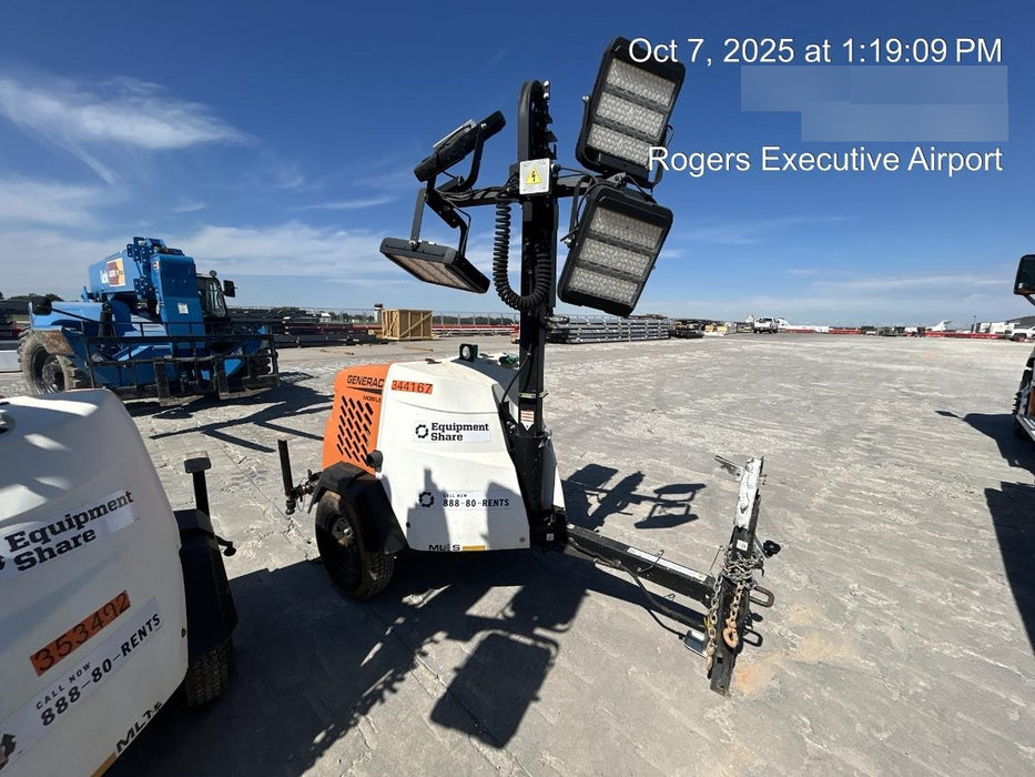 2023 Generac MLT2 Diesel, Flex Switch 120V Input, Powerzone Controller, (4) 320W LED Lights, 4kW Generator, 39.9 Gal Fuel Tank, 2" Ball, T3