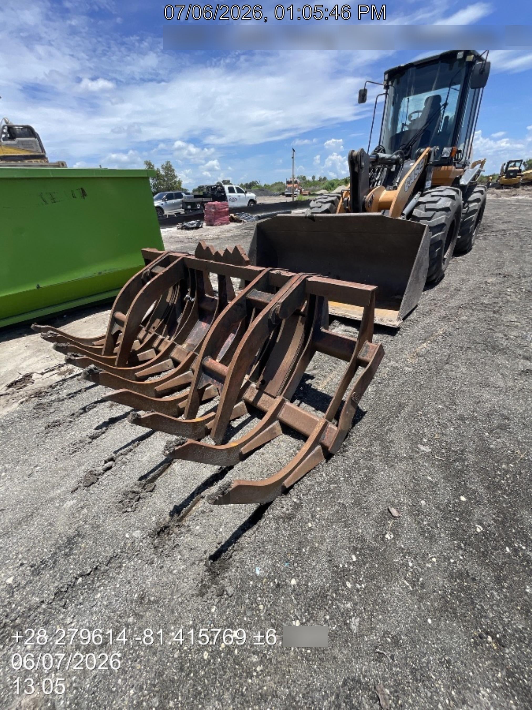 2021 FLECO 120" Grapple Rake - Fleco