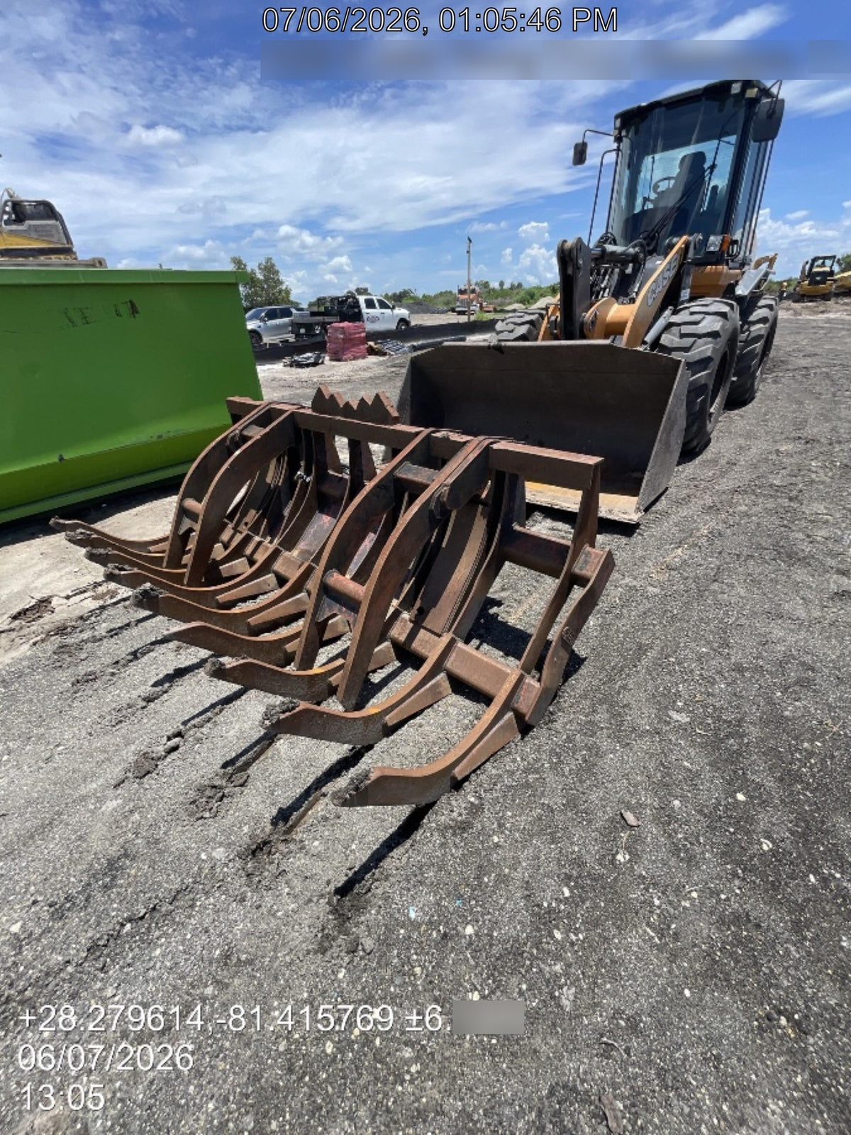 2021 FLECO 120" Grapple Rake - Fleco