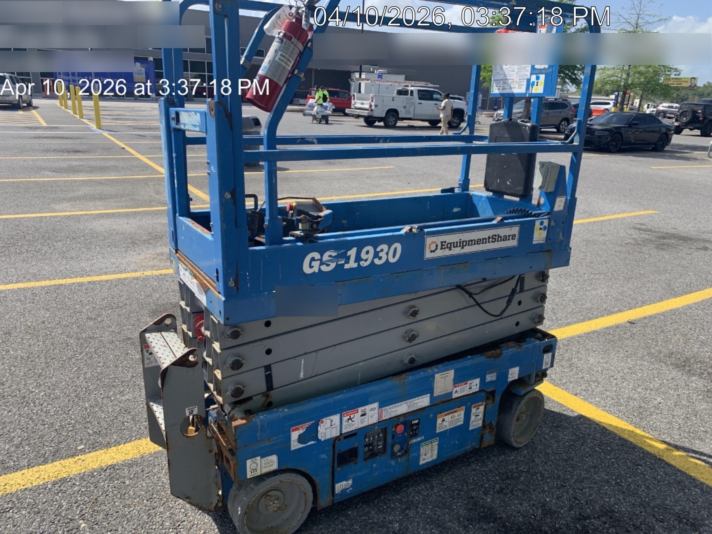2020 Genie GS-1930 Solid Non Marking Tires, Beacon, Folding rails with half height swing gate
