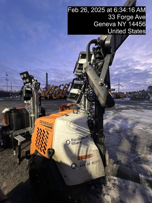 2023 Generac MLT2 Diesel, Flex Switch 120V Input, Powerzone Controller, 
(4) 320W LED Lights, 4kW Generator, 39.9 Gal Fuel Tank, 2" Ball, T3