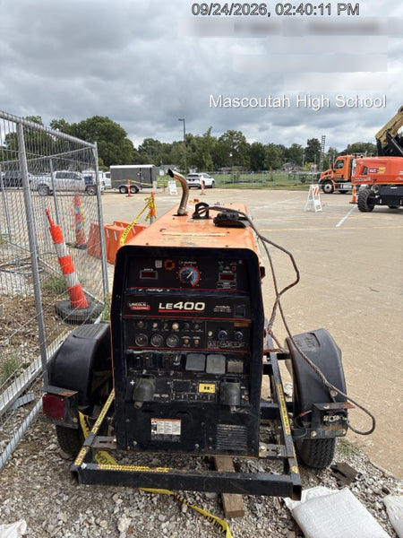 2022 Lincoln Electric LE400 Kubota V1505, Trlr, Cable Rack, Light Kit, ES Decals, T3
