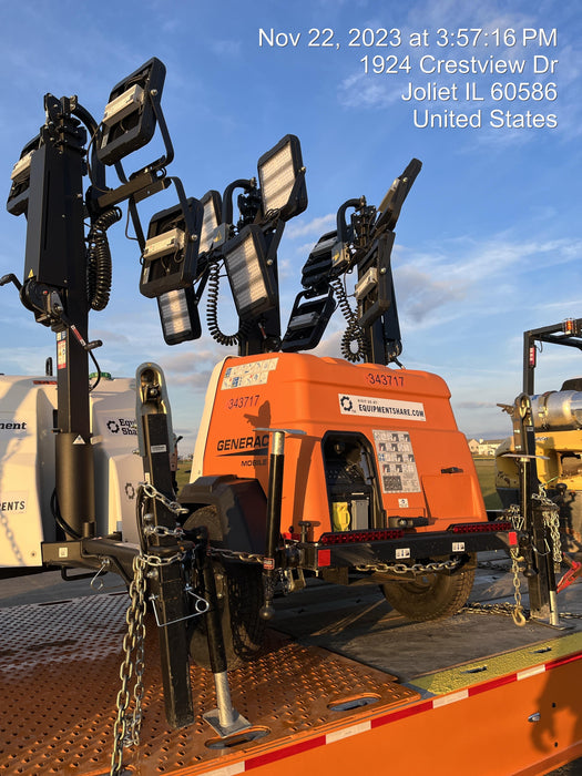 2023 Generac MLT2 Diesel, Flex Switch 120V Input, Powerzone Controller, (4) 320W LED Lights, 4kW Generator, 39.9 Gal Fuel Tank, 2" Ball, T3