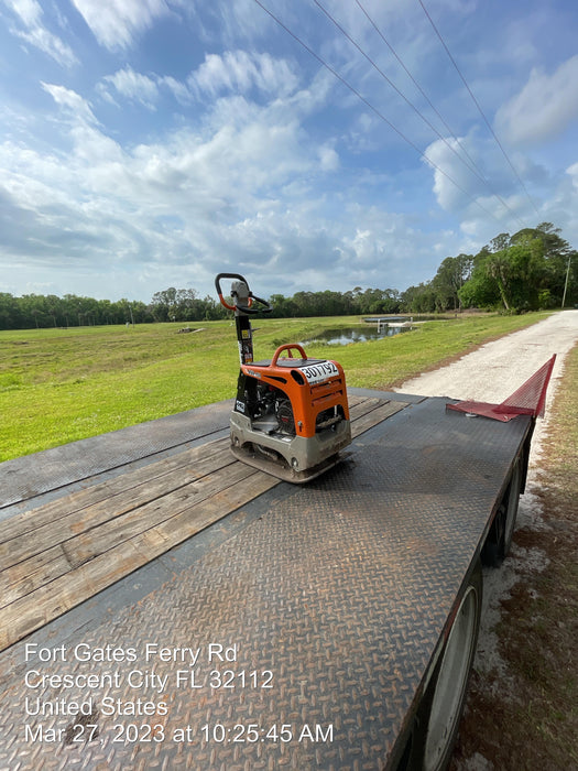 2023 Multiquip MVH158 Honda GX200, 17" Plate, Gas