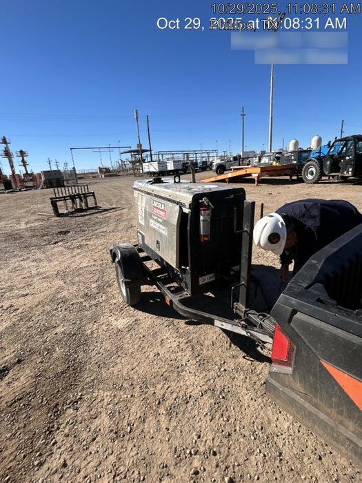 2019 Lincoln Electric Vantage 322 Ready-Pak 3, Two Wheel Trailer, Fender and Light Kit, Cable Rack