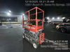 2020 Skyjack SJIII-3219 Solid NM Tires, Half height spring hinged entry gate, Dual Beacons, 800W Inverter