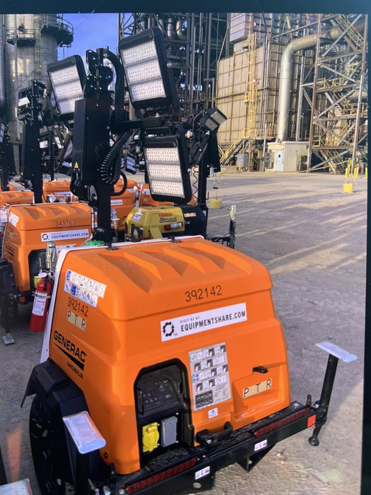 2024 Generac MLT2 Diesel, Flex Switch 120V Input, Powerzone Controller, 
(4) 320W LED Lights, 4kW Generator, 39.9 Gal Fuel Tank, 2" Ball, T3