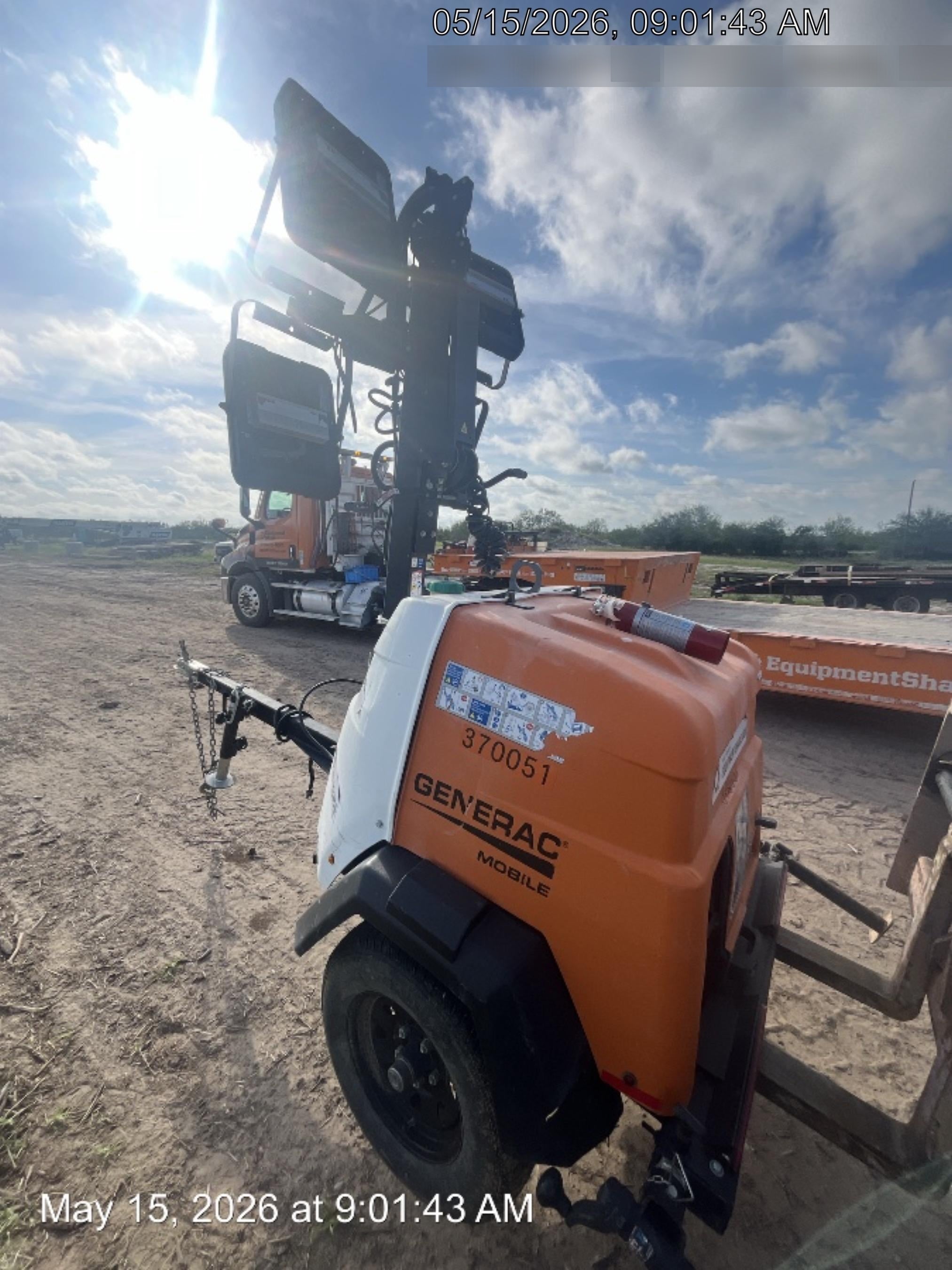 2023 Generac MLT2 Diesel, Flex Switch 120V Input, Powerzone Controller, 
(4) 320W LED Lights, 4kW Generator, 39.9 Gal Fuel Tank, 2" Ball, T3