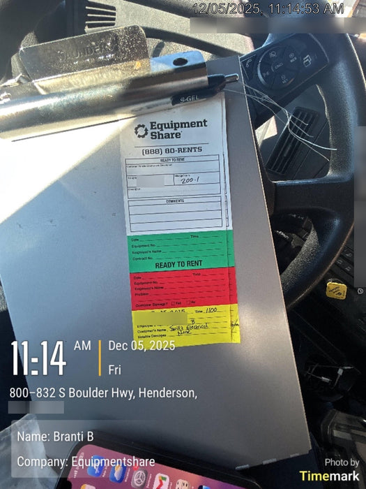 2019 Genie GS-1930 Half Height Swing Gate, 800W Inverter