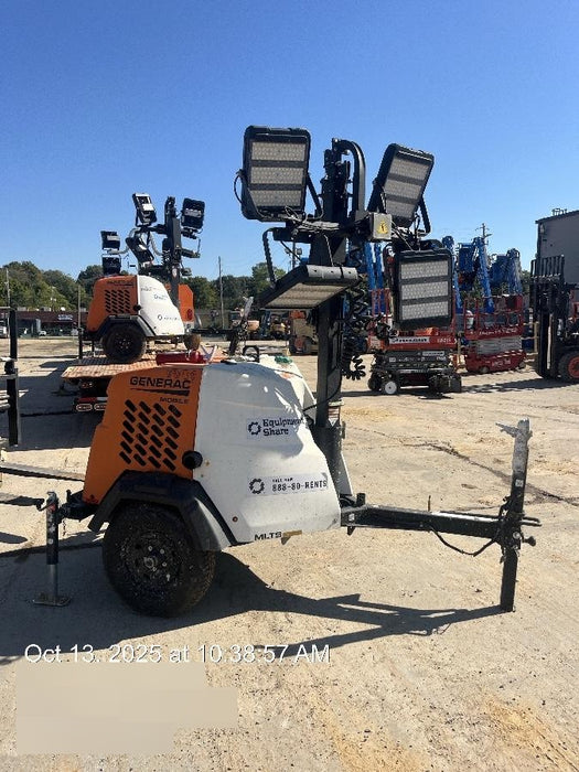 2024 Generac MLT2 Diesel, Flex Switch 120V Input, Powerzone Controller, 
(4) 320W LED Lights, 4kW Generator, 39.9 Gal Fuel Tank, 2" Ball, T3