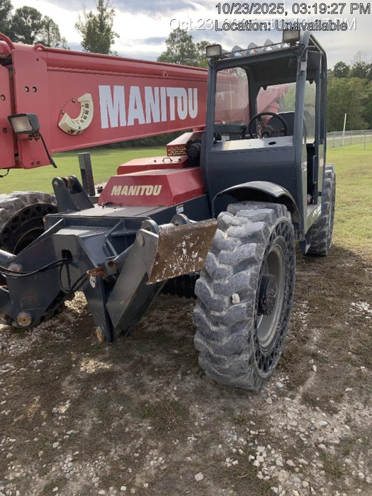 2018 Manitou MTA10055 Manitou MTA 10055 w/Cab/Heat/AC, Work Lights/Strobe, Aux Hyd, Solid Tires, Lift Hook, 66" Carriage, 60" Forks