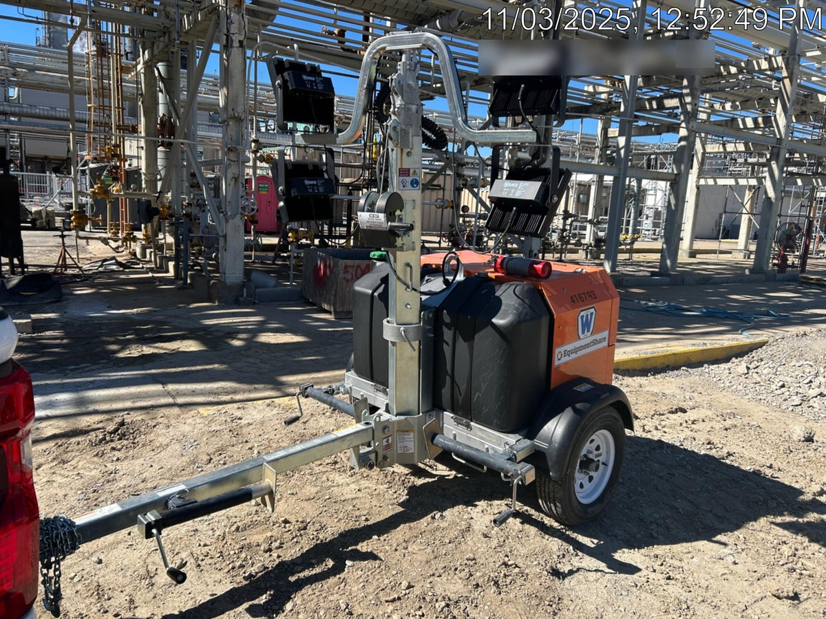 2024 Wanco WLTT-4MM4K Diesel, Deep Sea Controller, Shore Power Plug, Auto Start, (4) 350W LED Floodlights, 4kW Generator, 60 Gal Fuel Tank, 2" Ball, T3