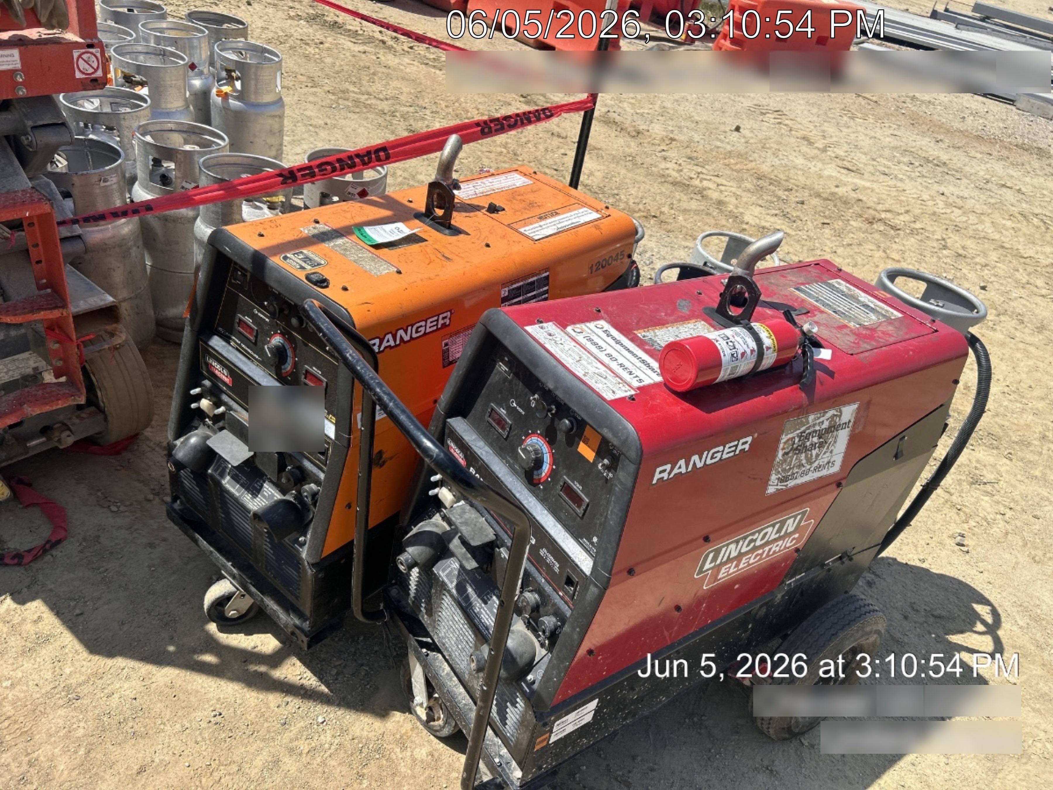 2020 Lincoln Electric Ranger 305 LPG Kohler Engine, One-Pak
