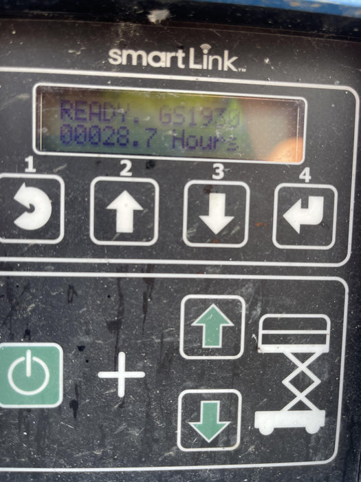 2020 Genie GS-1930 Solid Non Marking Tires, Beacon, Folding rails with half height swing gate, Telematics