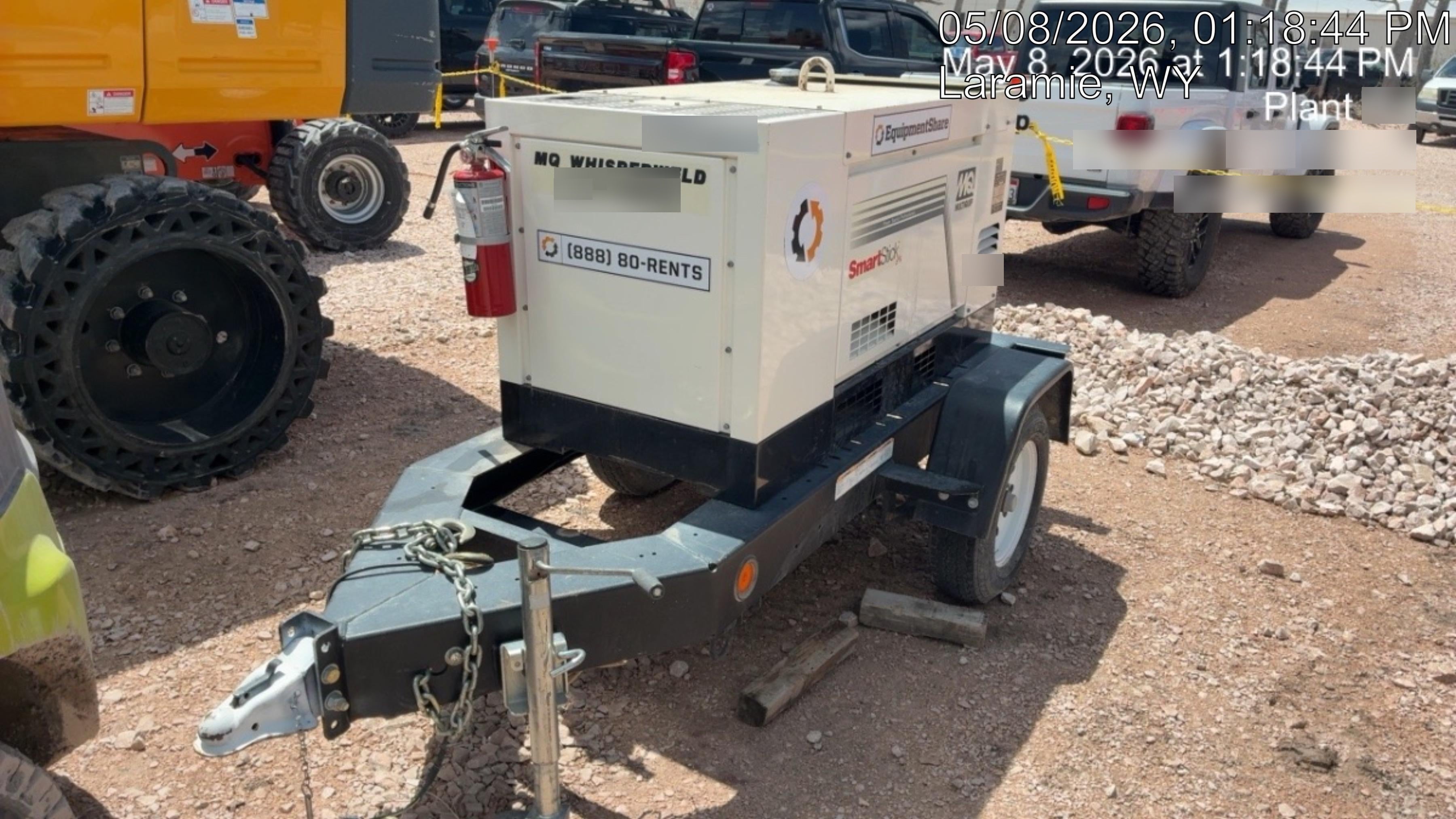 2020 Multiquip DLW400ESA4 400 amp Welder, 14kW, 120/240V, T4F Kubota, Trailer