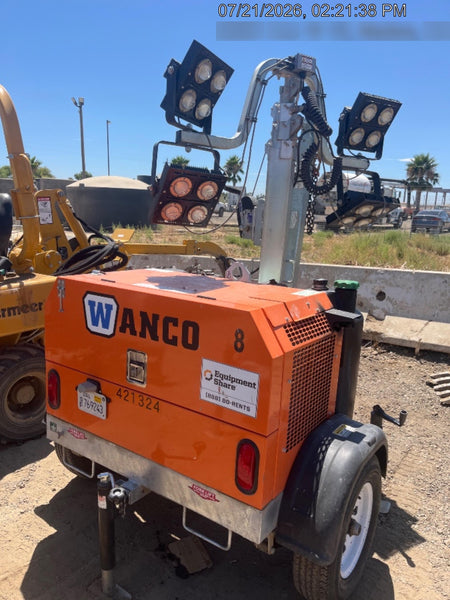 2024 Wanco WLTT-4MM4K Diesel, Deep Sea Controller, Shore Power Plug, Auto Start, (4) 350W LED Floodlights, 4kW Generator, 60 Gal Fuel Tank, 2" Ball, T3