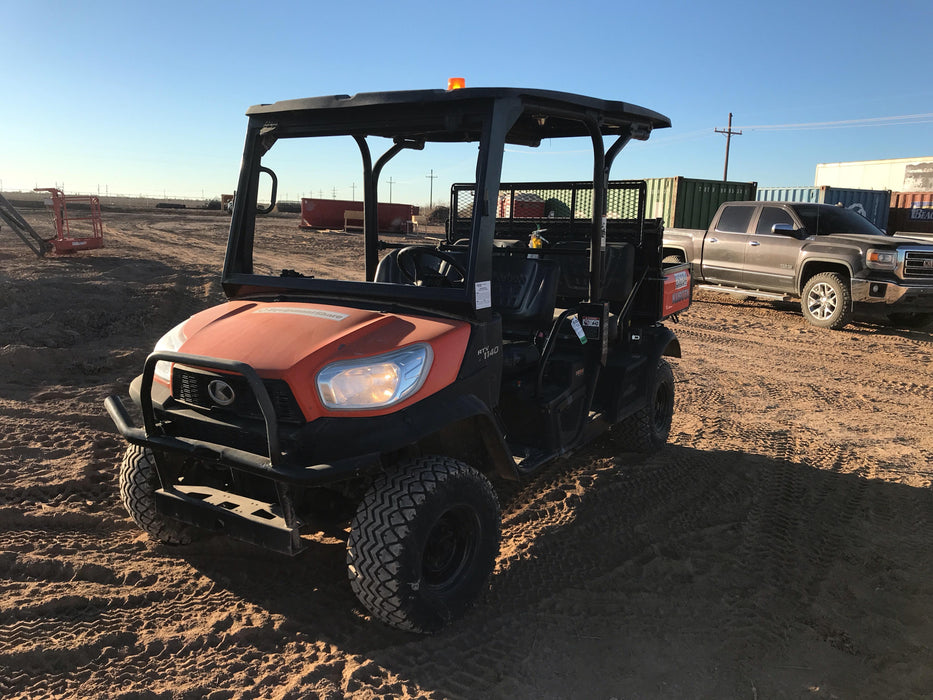 Kubota RTV-X1140W-H 4wd Utility Cart, LED Strobe, Windshield Tempered Glass, Pastic Canopy, Wire Harness Kit, Backup Alarm