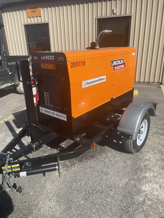 2022 Lincoln Electric LE400 Kubota V1505, Trlr, Cable Rack, Light Kit, ES Decals, T3