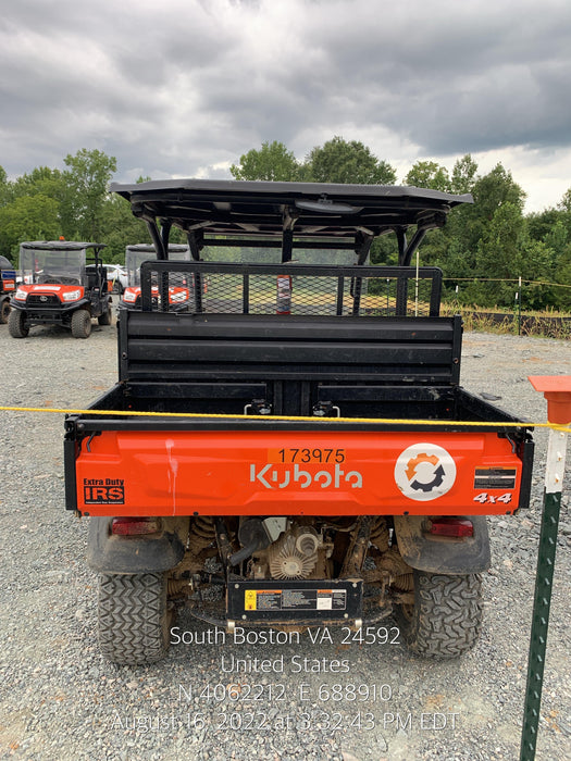 2021 Kubota RTV-X1140W-H Plastic Canopy, Windshield Acrylic Clear, LED Strobe Light, Wire Harness Kit, Back up Alarm
