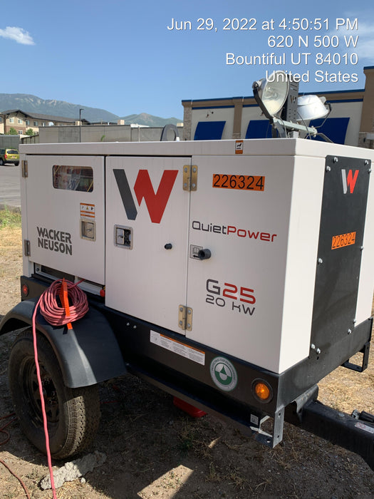 2022 WACKER NEUSON G25