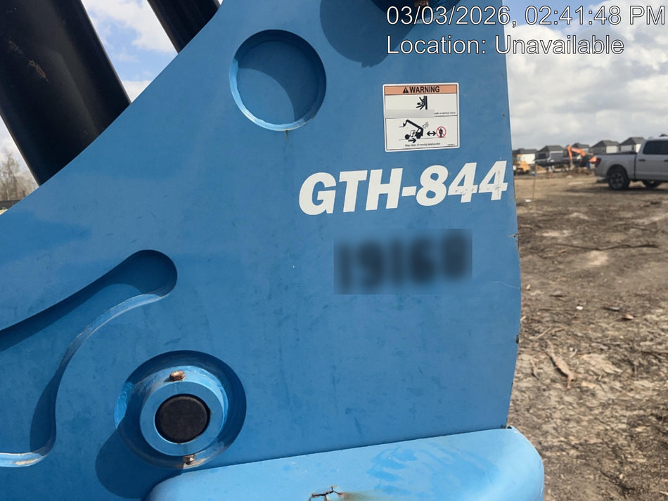 2018 Genie GTH-844 Genie GTH-844 w/Enclosed Cab w/HVAC, Work Lights, Solid Tires, Beacon, 60" Carriage and Forks