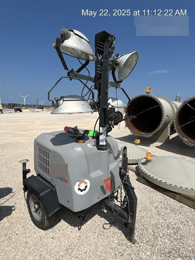 2019 Wacker Neuson LTV6L-MH Wacker Neuson LTV6L Mobile Light Tower w/Fuel Level Sensor Installed