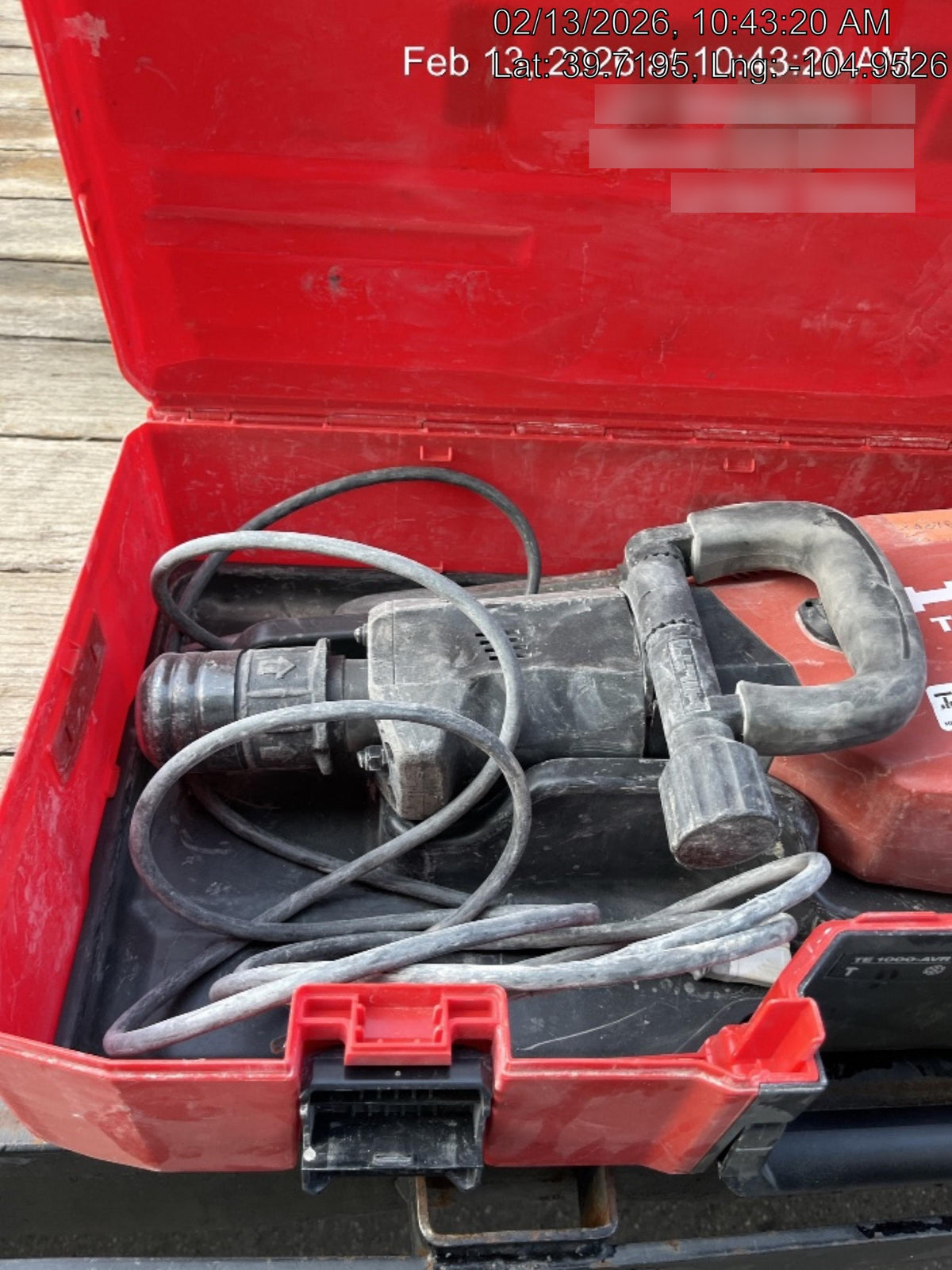 2021 HILTI TE 1000-AVR