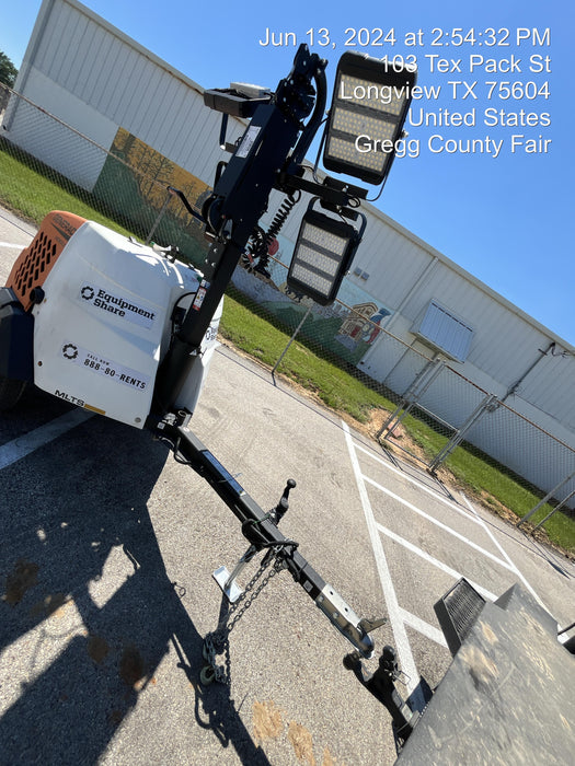 2023 Generac MLT2 Diesel, Flex Switch 120V Input, Powerzone Controller, 
(4) 320W LED Lights, 4kW Generator, 39.9 Gal Fuel Tank, 2" Ball, T3