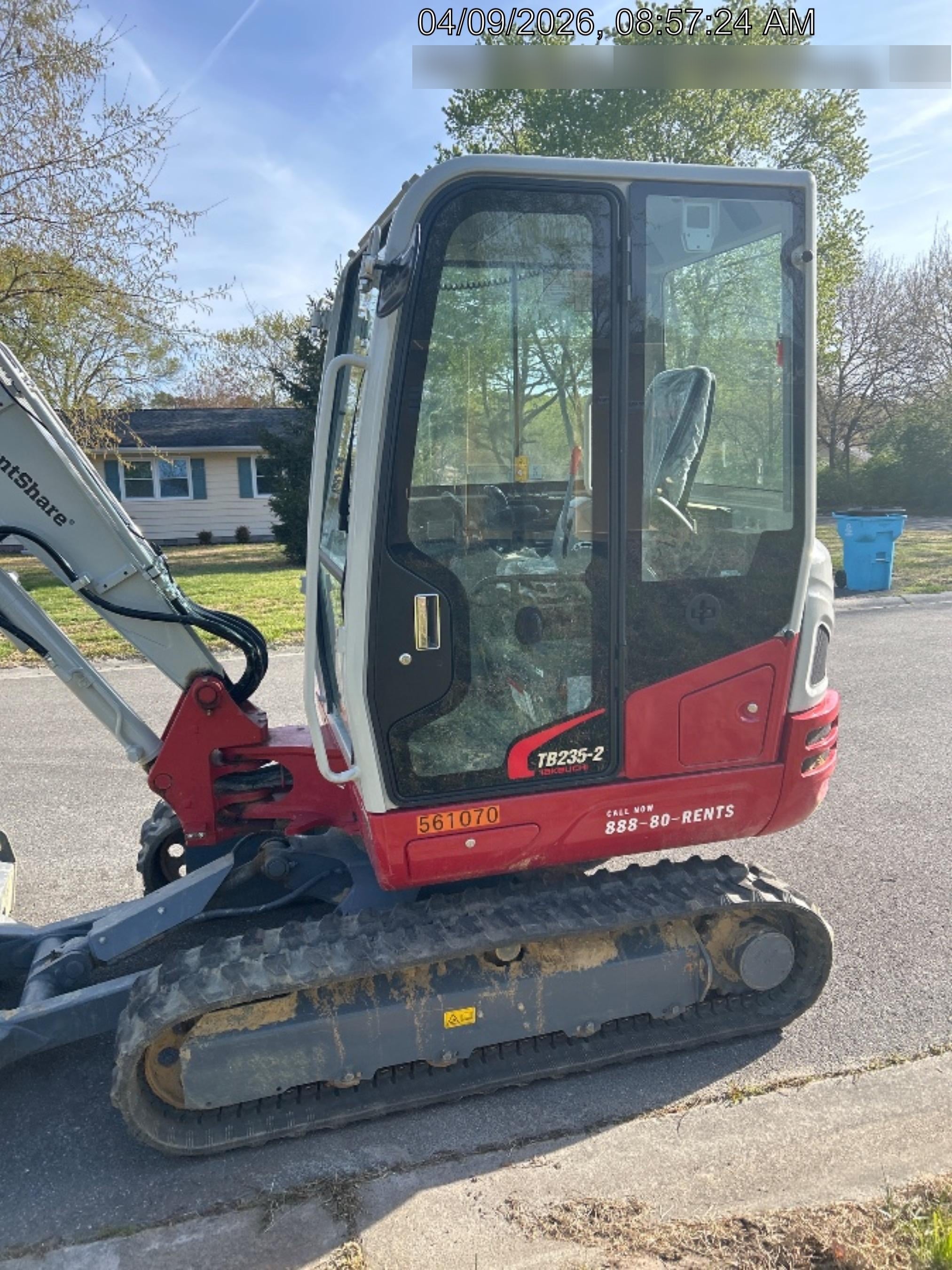 2025 TAKEUCHI TB235-2CR