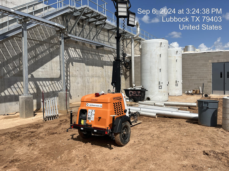 2023 Generac MLT2 Diesel, Flex Switch 120V Input, Powerzone Controller, (4) 320W LED Lights, 4kW Generator, 39.9 Gal Fuel Tank, 2" Ball, T3