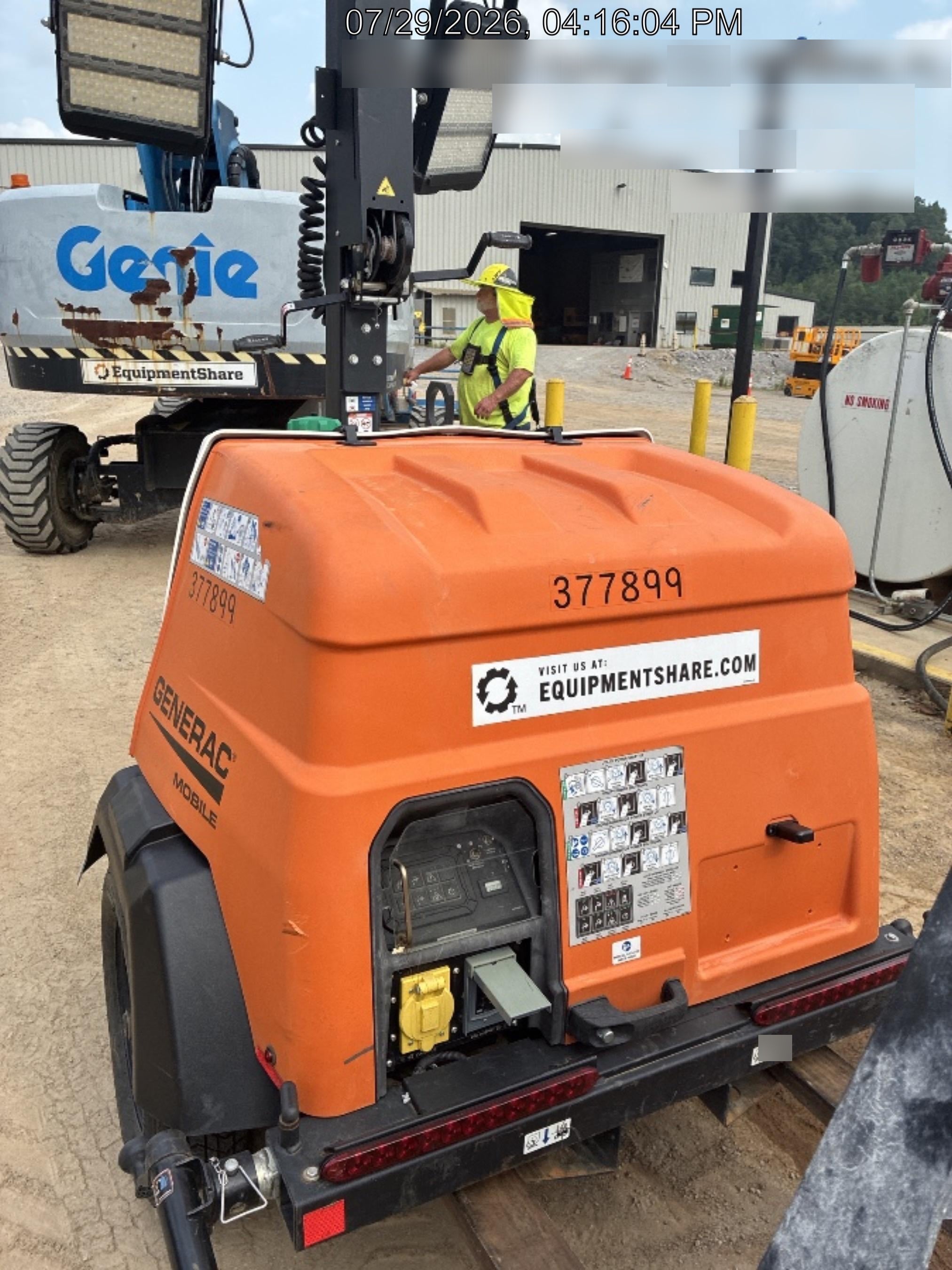 2023 Generac MLT2 Diesel, Flex Switch 120V Input, Powerzone Controller, 
(4) 320W LED Lights, 4kW Generator, 39.9 Gal Fuel Tank, 2" Ball, T3