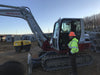 2019 Takeuchi TB290 Cab/Heat/AC Rubber tracks, Dozer blade, Travel alarm, Auxiliary hydraulics w/Manual QC, Hydraulic thumb, 18", 24", and 36" Buckets