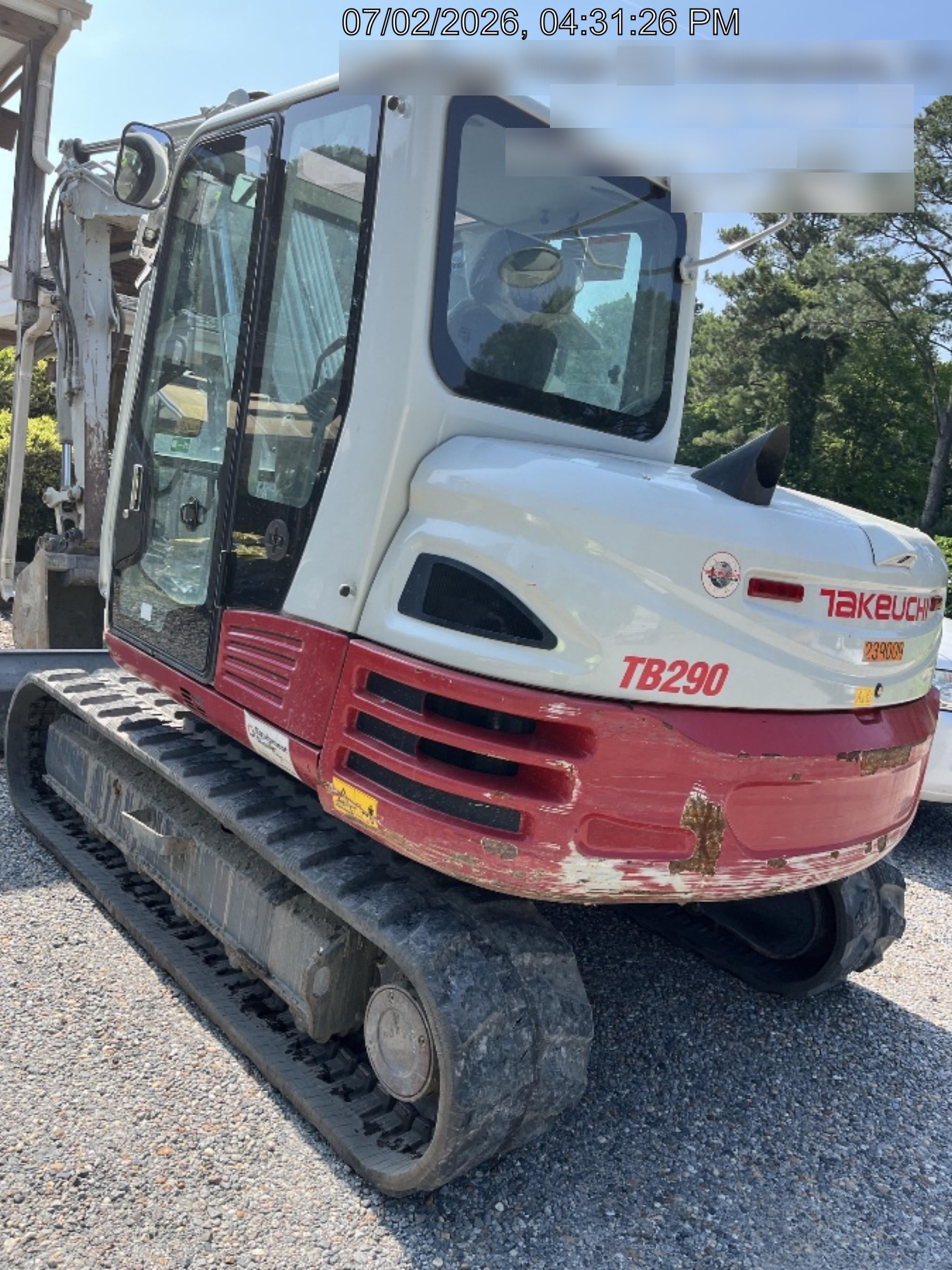 2022 TAKEUCHI TB290-CR