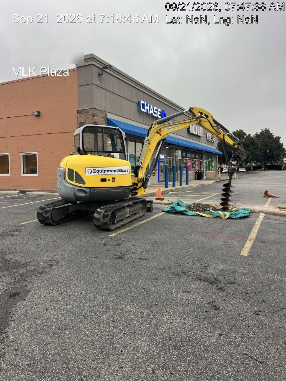 2018 Wacker Neuson EZ53 Wacker Neuson EZ53 12K Excavator, TRK,LGD,CAB,PC, Manual QC, Hydraulic Thumb, Buckets: 24", 18 12"
