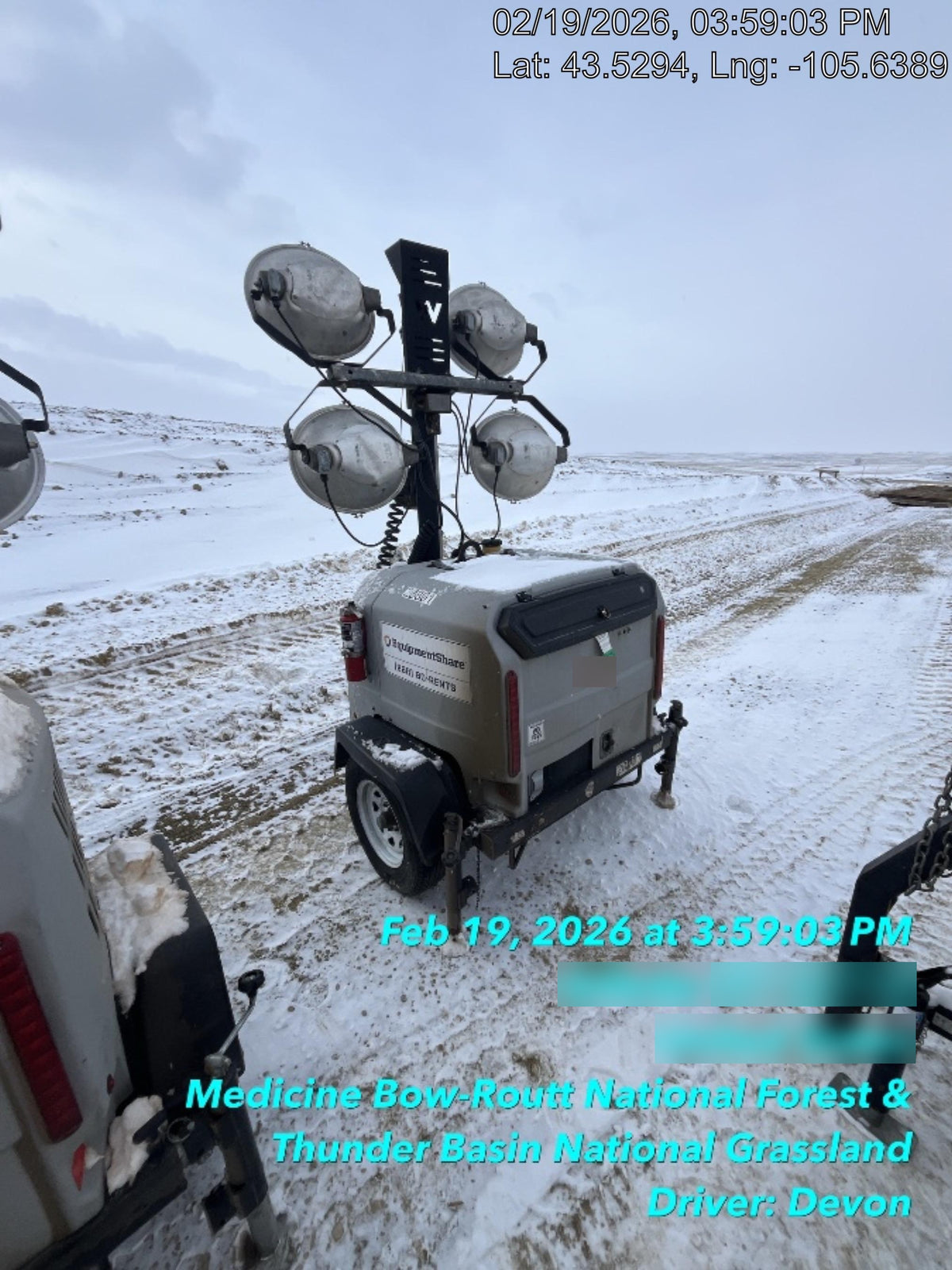 2018 Wacker Neuson LTV6L-MH Wacker Neuson LTV6L Mobile Light Tower w/Fuel Level Sensor Installed