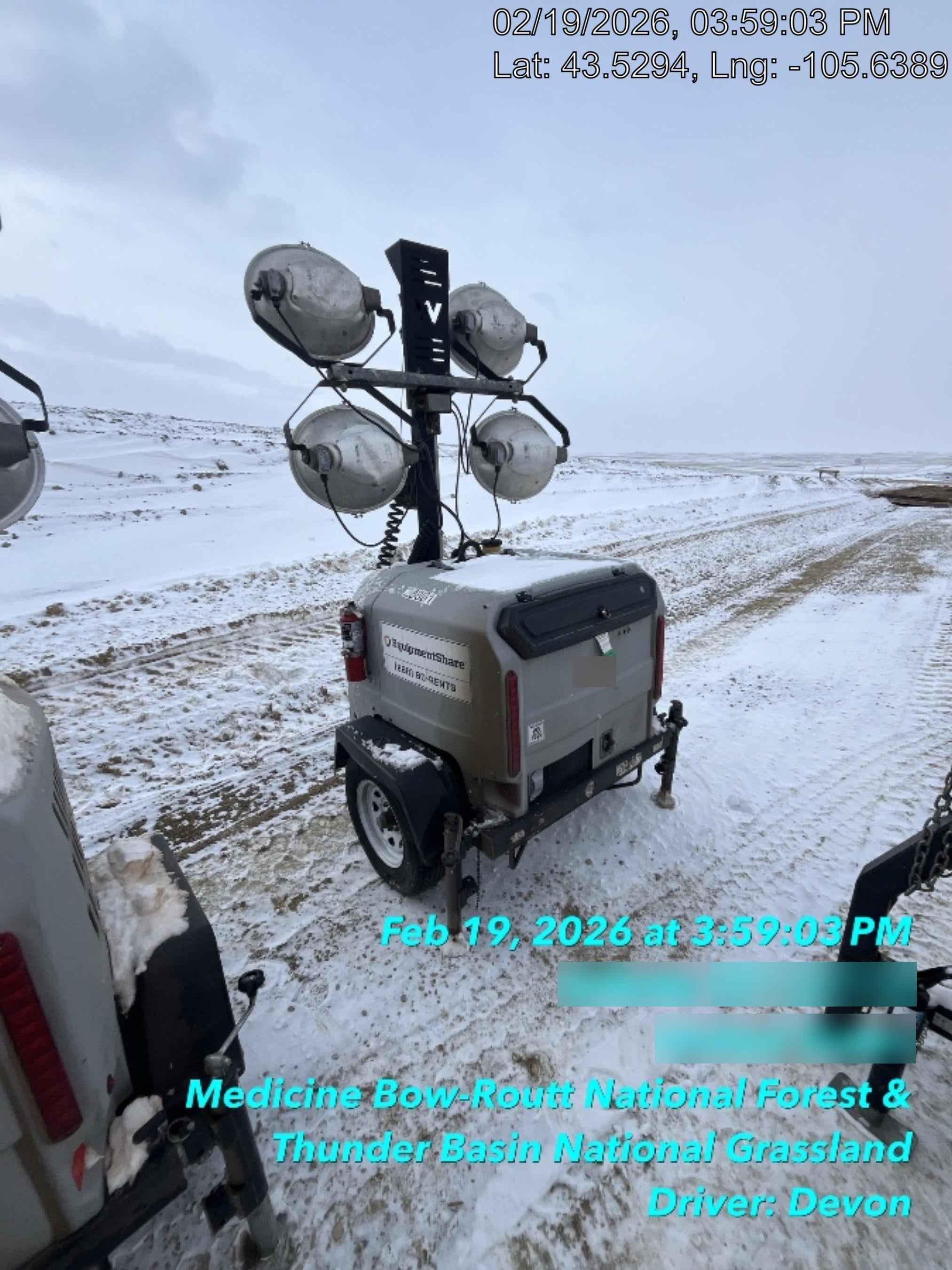 2018 Wacker Neuson LTV6L-MH Wacker Neuson LTV6L Mobile Light Tower w/Fuel Level Sensor Installed