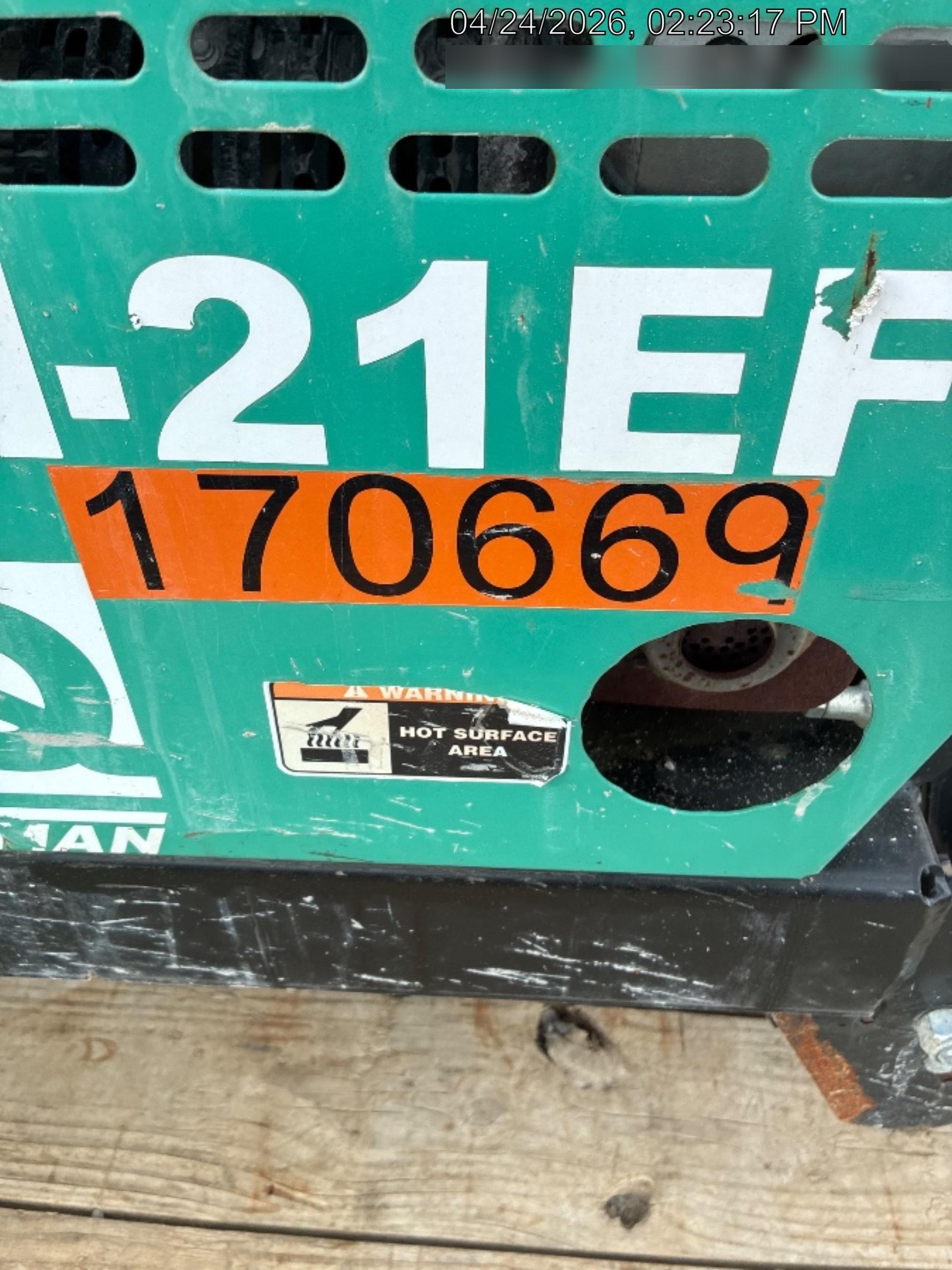 2021 MULTIQUIP WBH-21EFP
