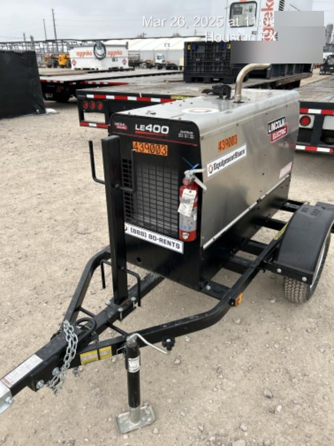 2024 Lincoln Electric LE400 Kubota V1505, Trlr, Cable Rack, Light Kit, ES Decals, T3