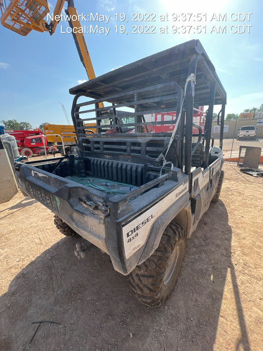 Kawasaki MULE PRO-DX Kawasaki Mule 4x4 Diesel UTV w/Hard Top, Windshield, Beacon, Backup Alarm, ES Keypad/Hardware Installed