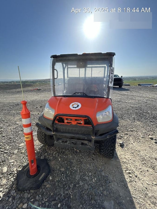 2022 Kubota RTV-X1140W-H Plastic Canopy, Windshield Acrylic Clear, LED Strobe Light, Wire Harness Kit, Back up Alarm