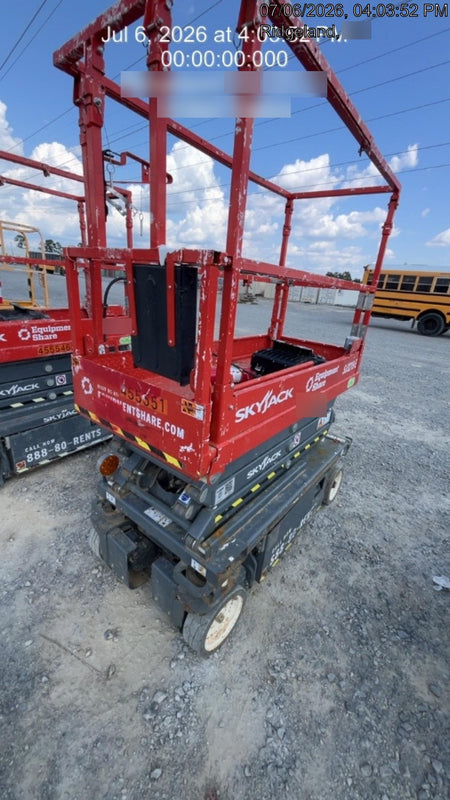 2024 Skyjack SJ3219 Electric Drive, Sld NM Tires, DBcns, RFRails, Power to Platform, T3 + Access Control