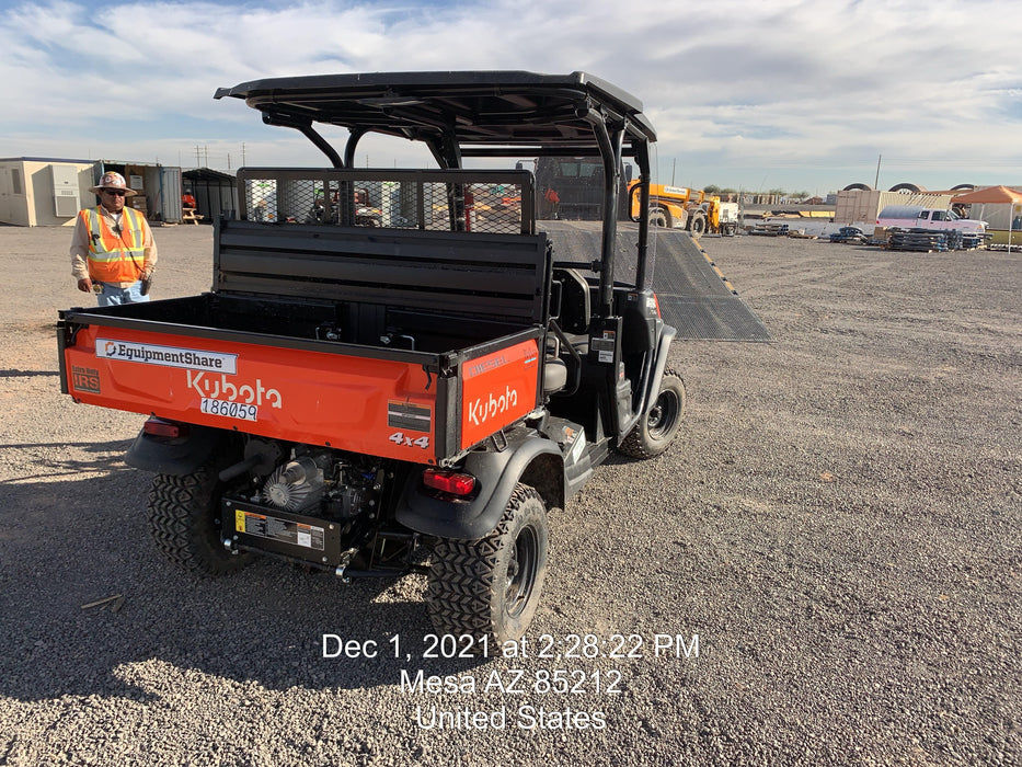 Kubota RTV-X1140W-H Plastic Canopy, Windshield Acrylic Clear, LED Strobe Light, Wire Harness Kit, Back up Alarm