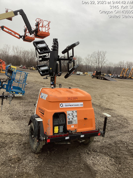 2023 Generac MLT2 Diesel, Flex Switch 120V Input, Powerzone Controller, 
(4) 320W LED Lights, 4kW Generator, 39.9 Gal Fuel Tank, 2" Ball, T3