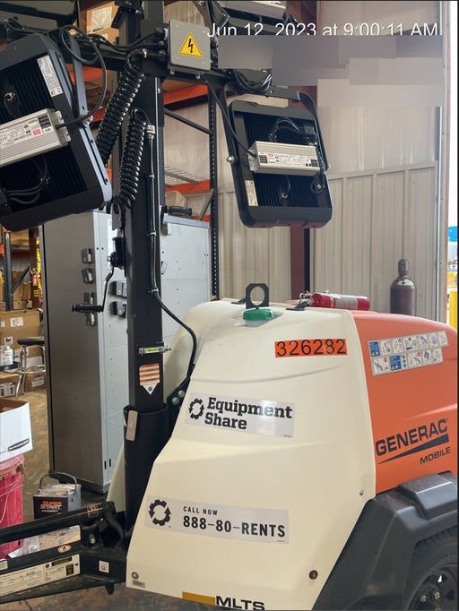 2023 Generac MLT2 Diesel, Flex Switch 120V Input, Powerzone Controller, (4) 320W LED Lights, 4kW Generator, 39.9 Gal Fuel Tank, 2" Ball, T3