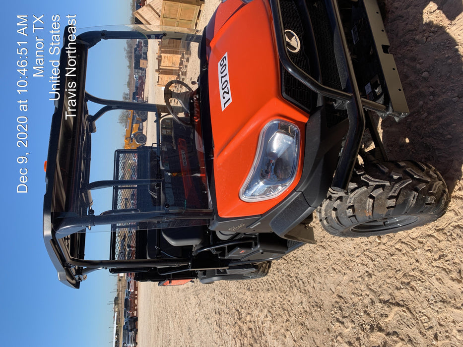 2020 Kubota RTV-X1140WL-A 4WD, LED Strobe, Windshield Acrylic Clear, Plastic Canopy, Wire Harness Kit, Backup Alarm, Bed Liner